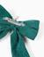 Barrette à cheveux avec nœud en velours côtelé Vert foncé 2 - vertbaudet enfant 