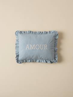 Linge de maison et décoration-Décoration-Matelas de sol, coussin-Coussin "amour" imprimé vichy
