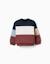 Sweat en coton avec bloc de couleurs Marron 2 - vertbaudet enfant 