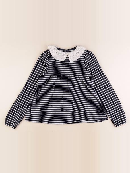 Tee-shirt - 14 ans Blanc, bleu 1 - vertbaudet enfant 