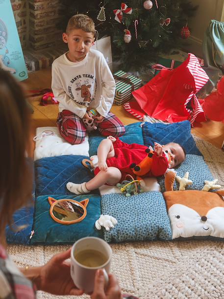 Tapis d'éveil moelleux et ludique Cherry+Cocotte+Croque la vie+Eveil & Sensoriel+Forêt Enchantée+Green forest 48 - vertbaudet enfant 