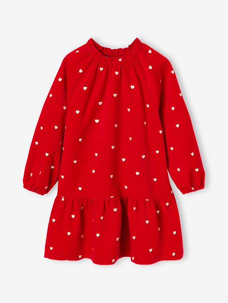 Robe enfant fille manches longues rouge 5 - vertbaudet enfant 