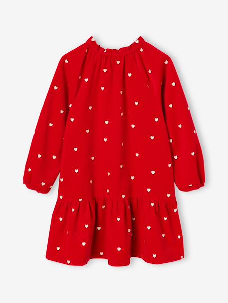 Robe enfant fille manches longues rouge 6 - vertbaudet enfant 