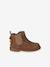 Chaussures premiers pas bébé boots cuir jaune d'or+marron+noir 8 - vertbaudet enfant 
