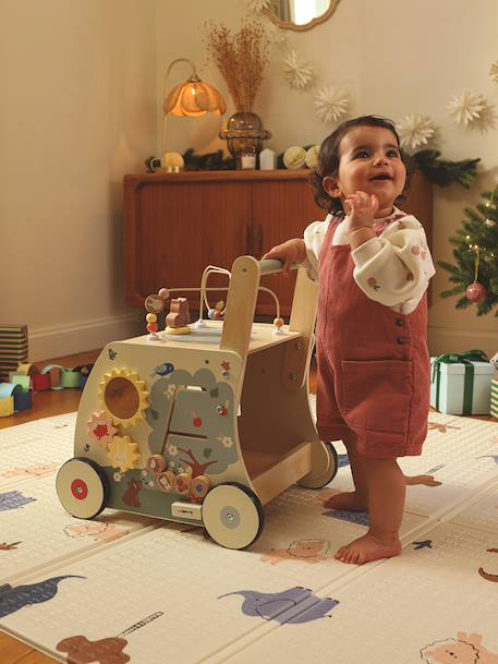 Chariot de marche HAPPY FOREST en bois FSC® bois 1 - vertbaudet enfant 