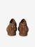 Chaussures premiers pas bébé boots cuir jaune d'or+marron+noir 12 - vertbaudet enfant 