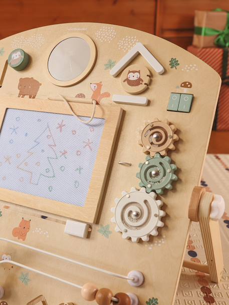 Planche d'activités avec ardoise magique GREEN FOREST en bois FSC® bois 6 - vertbaudet enfant 