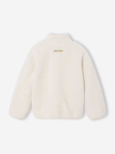 Veste zippée en sherpa Harry Potter fille écru 2 - vertbaudet enfant 