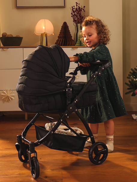 Poussette landau 3 en 1 poupon noir 1 - vertbaudet enfant 
