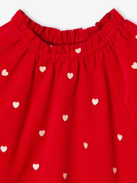 Robe enfant fille manches longues rouge 7 - vertbaudet enfant 