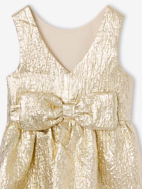 Robe de fête fille sans manches doré 4 - vertbaudet enfant 