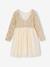 Robe de fête fille manches longues doré 3 - vertbaudet enfant 