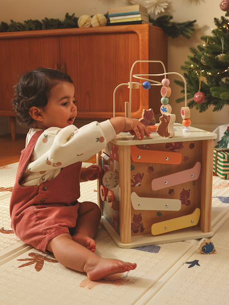 Cube d’activités avec boulier en bois FSC® 4 Saisons+Happy Forest 12 - vertbaudet enfant 