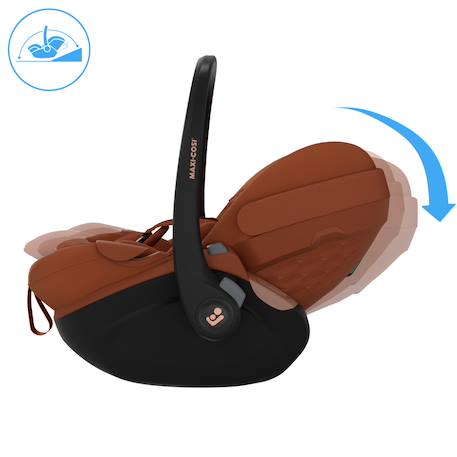 Siège auto coulissant et rotatif maxi-cosi pebble slide pro Black onyx+Copper terra+Moon graphite+Oak truffle+Sapphire sand 10 - vertbaudet enfant 