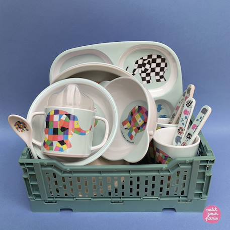 Coffret 5 pièces elmer Blanc 5 - vertbaudet enfant 
