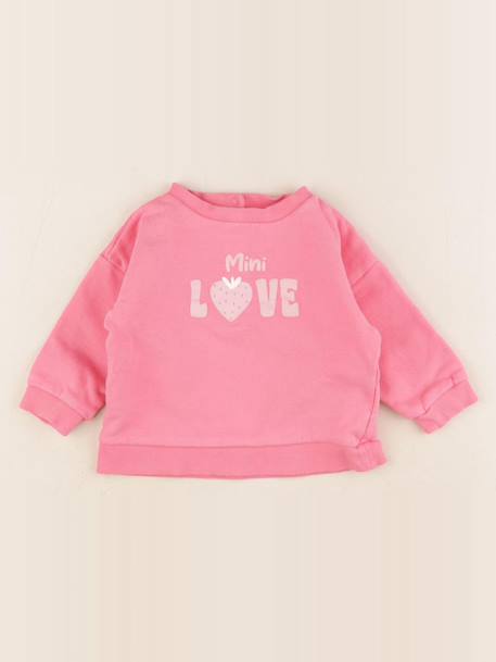 Sweat - 12 mois Rose 1 - vertbaudet enfant 