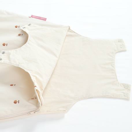 Gigoteuse été percale coton bio Caramel+Imprimé pommes+Sable+Vert sauge 10 - vertbaudet enfant 