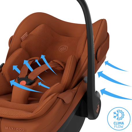 Siège auto coulissant et rotatif maxi-cosi pebble slide pro Black onyx+Copper terra+Moon graphite+Oak truffle+Sapphire sand 11 - vertbaudet enfant 
