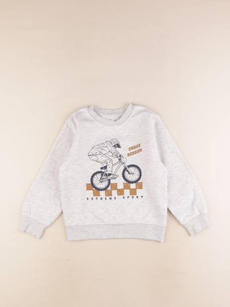Sweat - 6 ans Gris 1 - vertbaudet enfant 