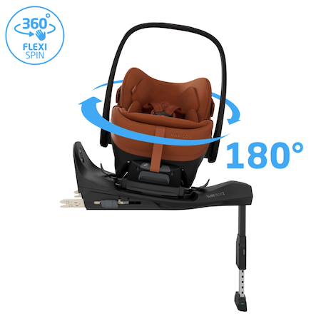 Siège auto coulissant et rotatif maxi-cosi pebble slide pro Black onyx+Copper terra+Moon graphite+Oak truffle+Sapphire sand 9 - vertbaudet enfant 