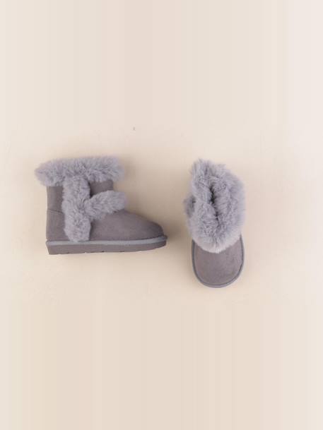Bottes - pointure 26 Gris 1 - vertbaudet enfant 