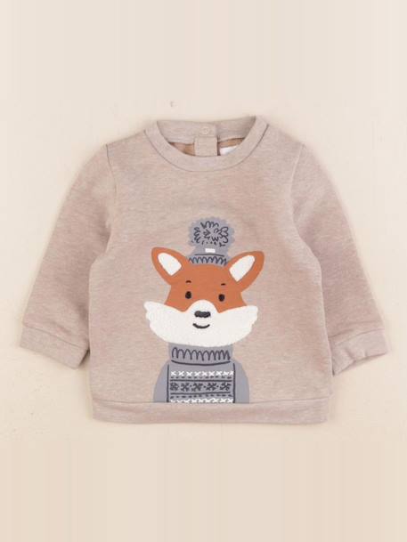 Sweat - 6 mois Beige 1 - vertbaudet enfant 