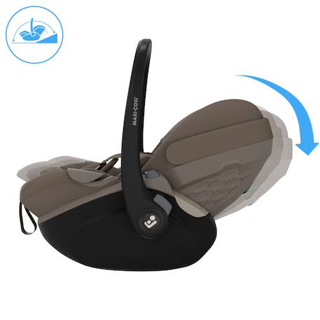 Siège auto coulissant et rotatif maxi-cosi pebble slide pro Black onyx+Copper terra+Moon graphite+Oak truffle+Sapphire sand 22 - vertbaudet enfant 