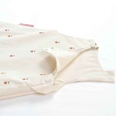 Gigoteuse été percale coton bio Caramel+Imprimé pommes+Sable+Vert sauge 9 - vertbaudet enfant 