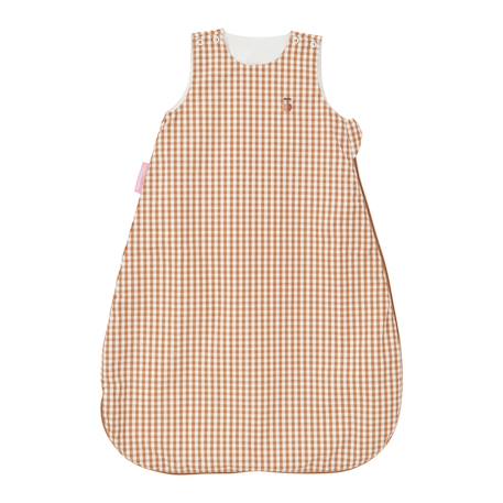 Gigoteuse été percale coton bio Caramel+Imprimé pommes+Sable+Vert sauge 1 - vertbaudet enfant 