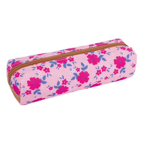 Trousse primaire 21 cm Bleu et rose+Bleu fleuri+Bleu loup/ours+Bleu marine+Rose fleuri 13 - vertbaudet enfant 