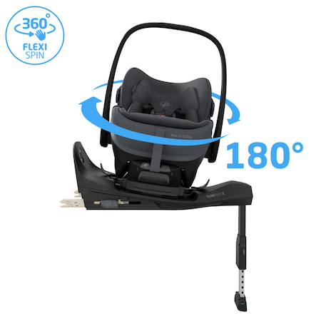 Siège auto coulissant et rotatif maxi-cosi pebble slide pro Black onyx+Copper terra+Moon graphite+Oak truffle+Sapphire sand 15 - vertbaudet enfant 