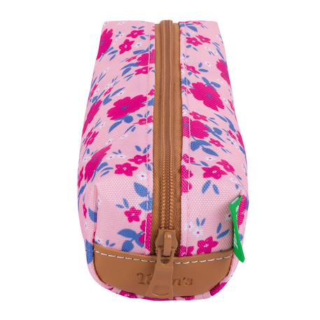 Trousse primaire 21 cm Bleu et rose+Bleu fleuri+Bleu loup/ours+Bleu marine+Rose fleuri 14 - vertbaudet enfant 