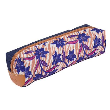 Trousse primaire 21 cm Bleu et rose+Bleu fleuri+Bleu loup/ours+Bleu marine+Rose fleuri 2 - vertbaudet enfant 