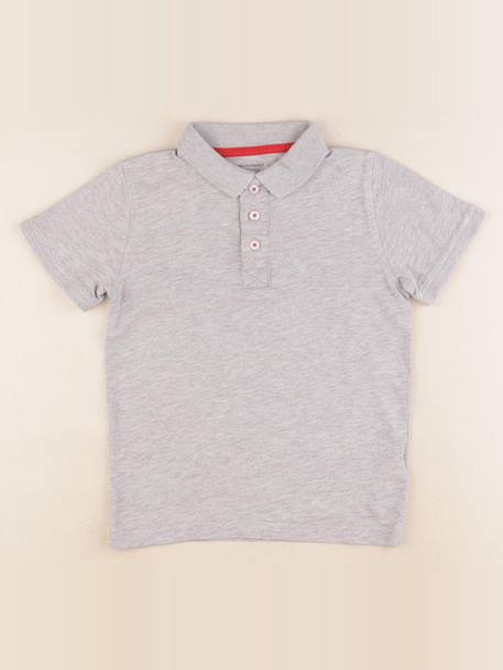 Polo - 6 ans Gris 1 - vertbaudet enfant 