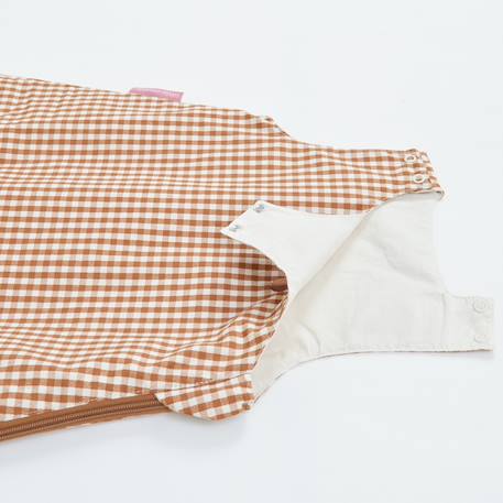 Gigoteuse été percale coton bio Caramel+Imprimé pommes+Sable+Vert sauge 4 - vertbaudet enfant 