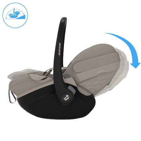 Siège auto coulissant et rotatif maxi-cosi pebble slide pro Black onyx+Copper terra+Moon graphite+Oak truffle+Sapphire sand 28 - vertbaudet enfant 