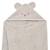 Cape de bain coton bio ourson Beige+Écru 3 - vertbaudet enfant 