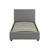 Lit coffre avec sommier à lattes et tête de lit, l 202 x p 97,5 x h 86cm, finition tissu Beige+Gris clair 10 - vertbaudet enfant 