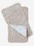Lot 2 serviettes de rechange matelas à langer blanc+gris taupe+rose pâle + blanc 3 - vertbaudet enfant 
