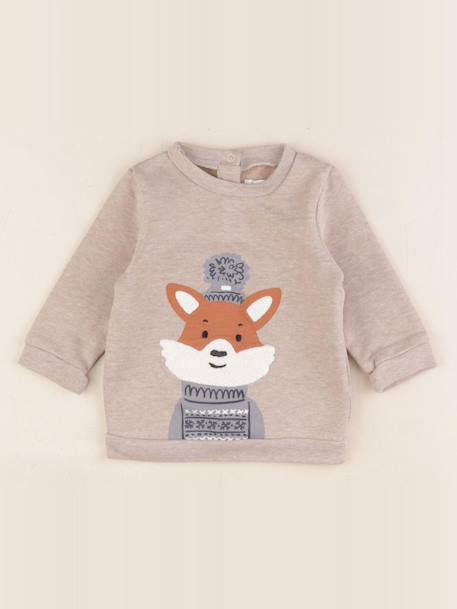 Sweat - 6 mois Beige 1 - vertbaudet enfant 