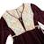 Robe hiver fille en velours margot Bordeaux 4 - vertbaudet enfant 