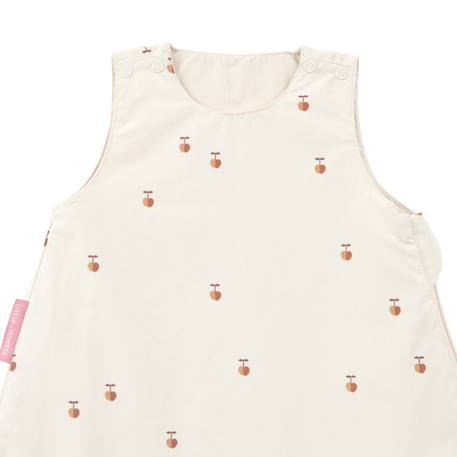 Gigoteuse été percale coton bio Caramel+Imprimé pommes+Sable+Vert sauge 8 - vertbaudet enfant 