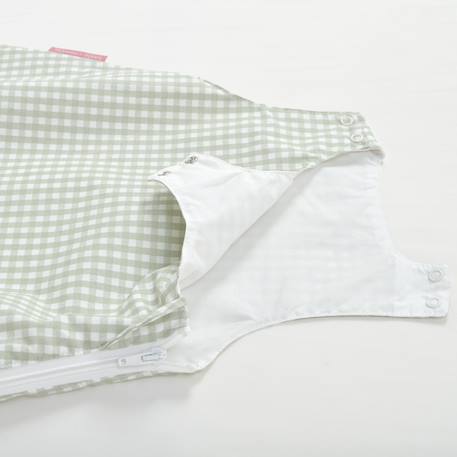 Gigoteuse été percale coton bio Caramel+Imprimé pommes+Sable+Vert sauge 19 - vertbaudet enfant 