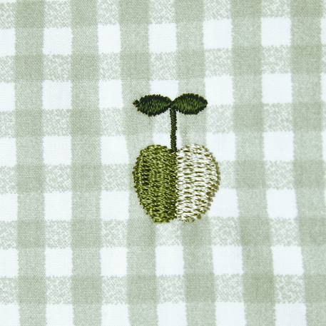 Gigoteuse été percale coton bio Caramel+Imprimé pommes+Sable+Vert sauge 21 - vertbaudet enfant 