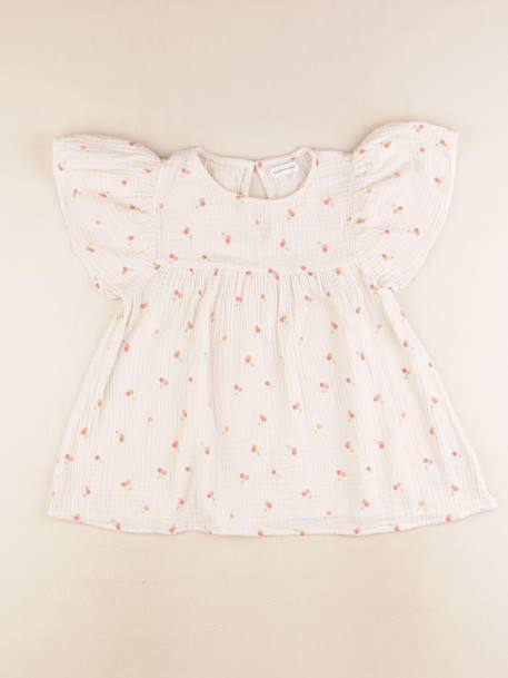 Blouse - 10 ans Beige 1 - vertbaudet enfant 