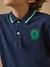 Polo en maille piquée garçon Marine 3 - vertbaudet enfant 