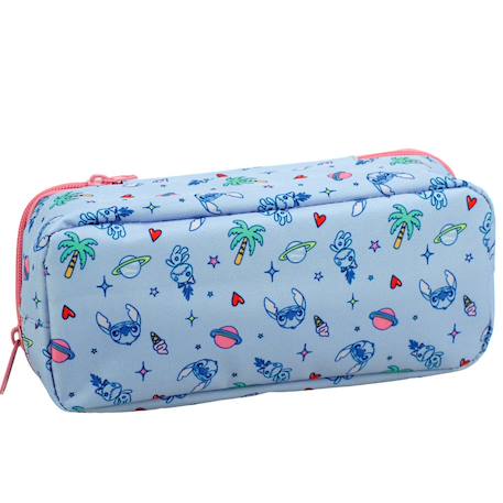 Trousse primaire stitch 23 cm Bleu+Rose 4 - vertbaudet enfant 
