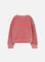 Sweat-shirt fille en velours côtelé avec boutons Rose 2 - vertbaudet enfant 