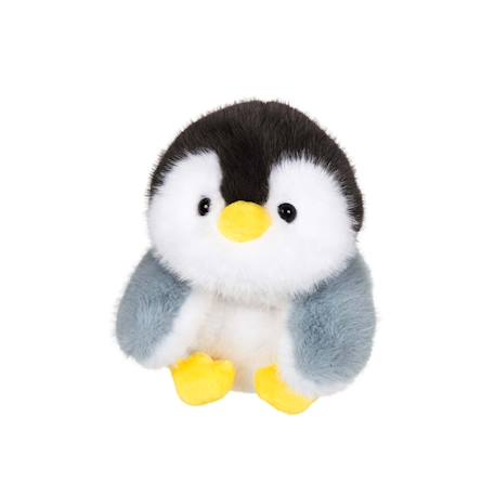 Peluche - peluche floppy choopy pingouin noir blanc et gris – 22 cm Blanc 6 - vertbaudet enfant 