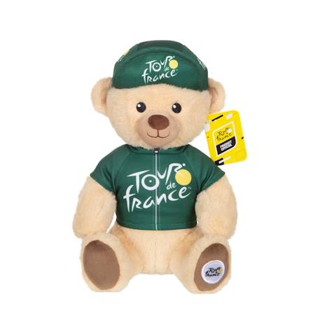 Peluche - peluche officielle ours tour de france - maillot et casquette sprinteur vert - 24 cm Jaune 1 - vertbaudet enfant 